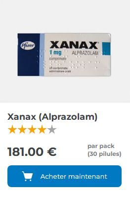 Acheter Xanax 1 mg en ligne : Guide complet